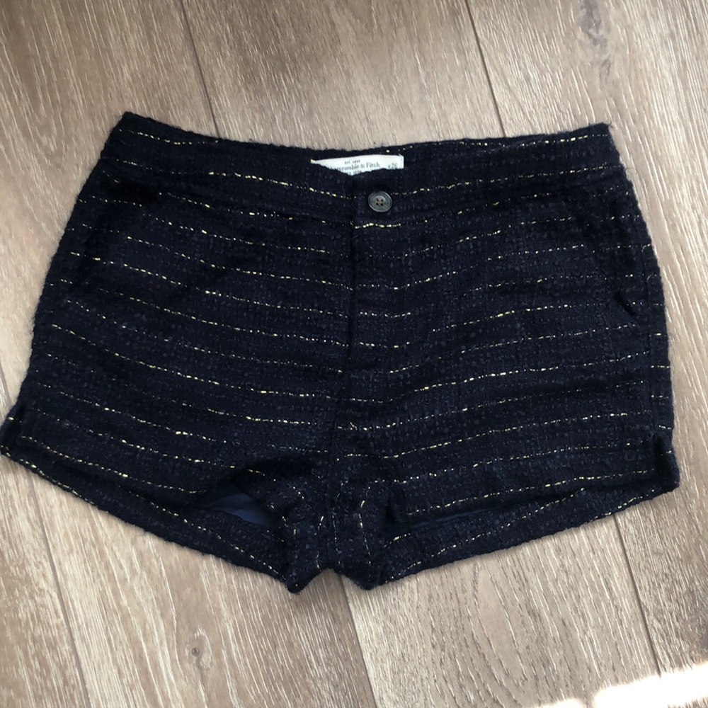 Abercrombie & Fitch navy shorts size 2